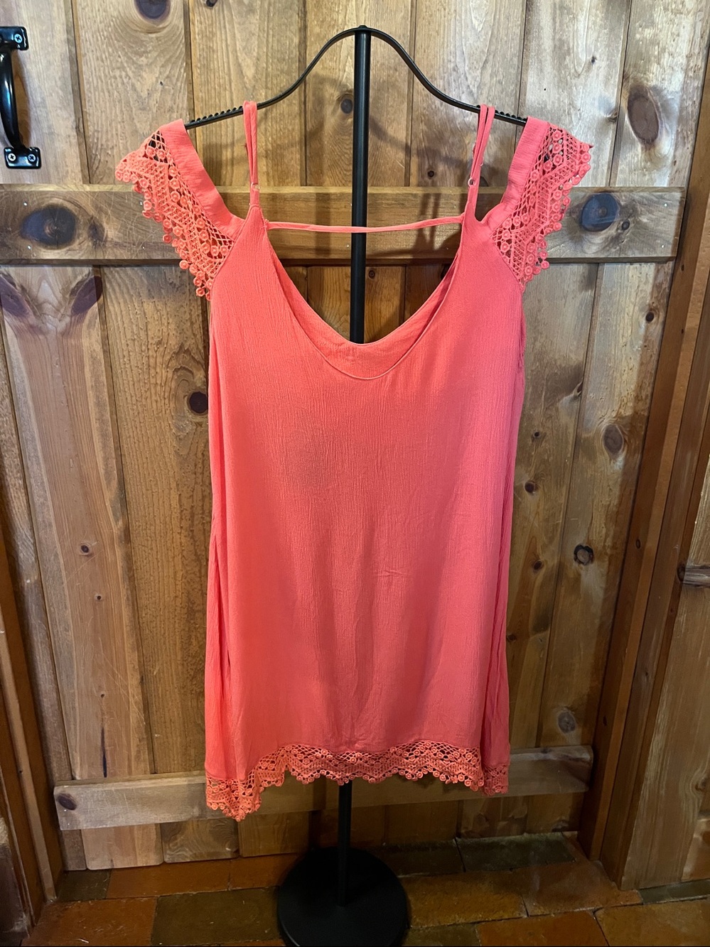 Kori Coral Callie SMALL shoulder dress NWT 3220